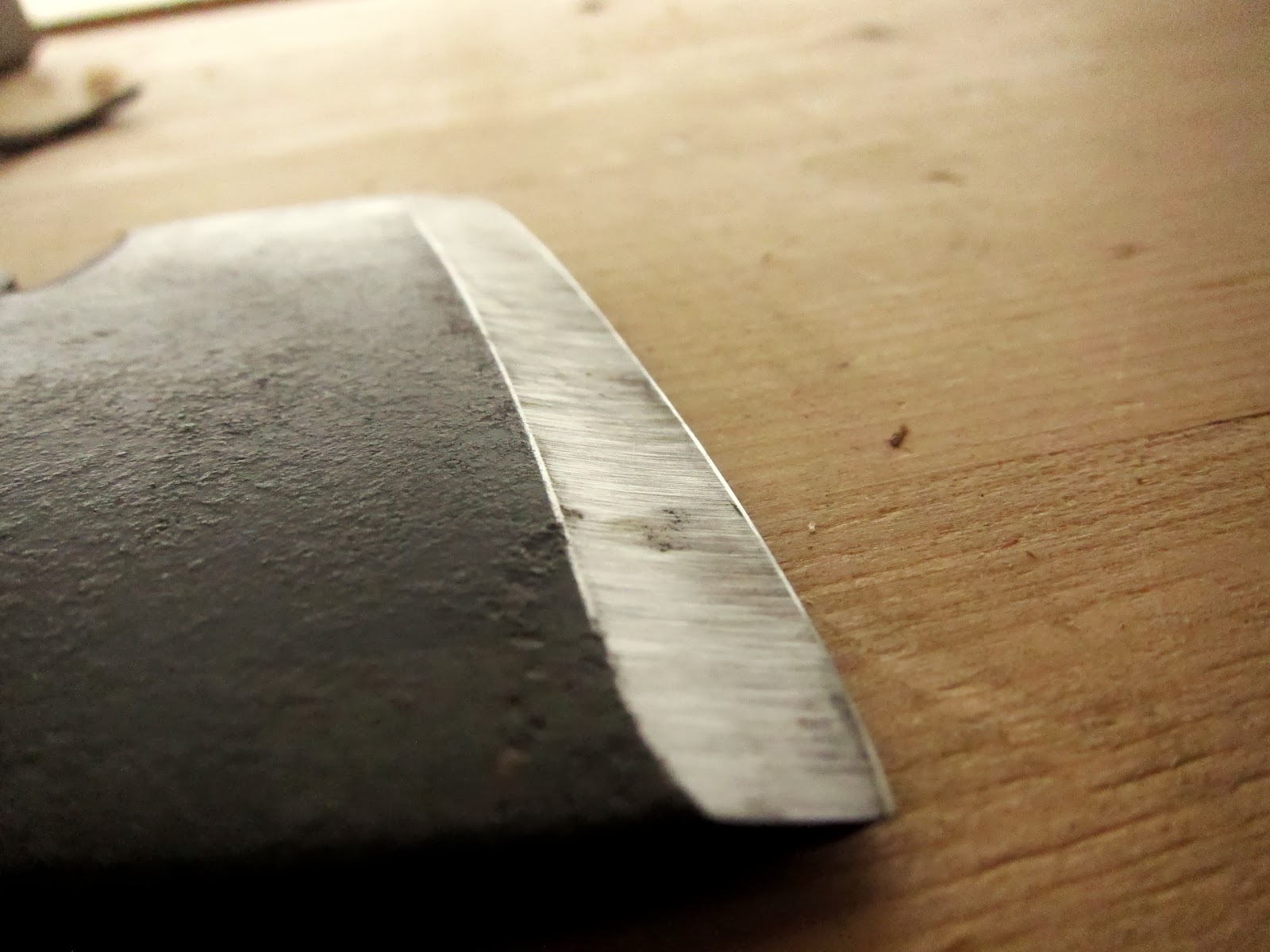 Tim Manney Chairmaker Carving Axe Part 2 Edge Geometry and Grinding