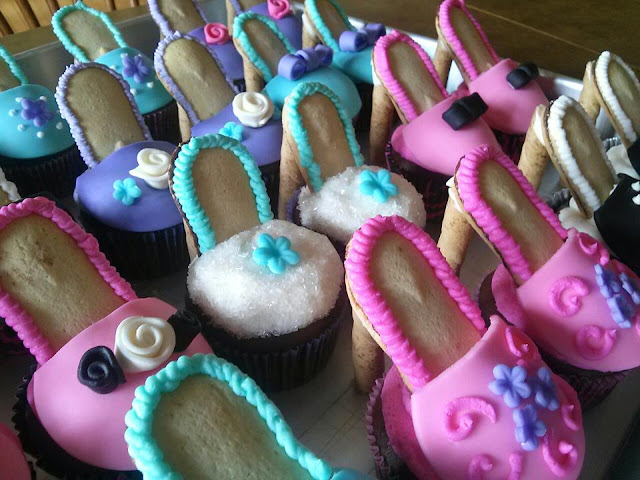 Cupcake High Heels With Milano Cookies Cupcake High Heels With Milano Cookies