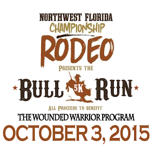 Hosted by the Bonifay, Florida, Kiwanis Club, the Bull Run 5K started from Middlebrooks Park on Saturday morning, 3 October 2015. 2015 Bull Run