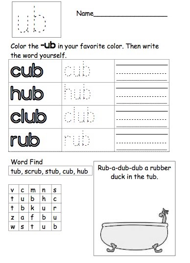 Chicka Chicka Boom Boom, Welcome To My Classroom!: short /u/ Word Families