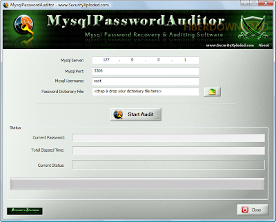My Sql Password Auditor