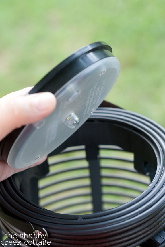 Turn a lantern into a light fixture