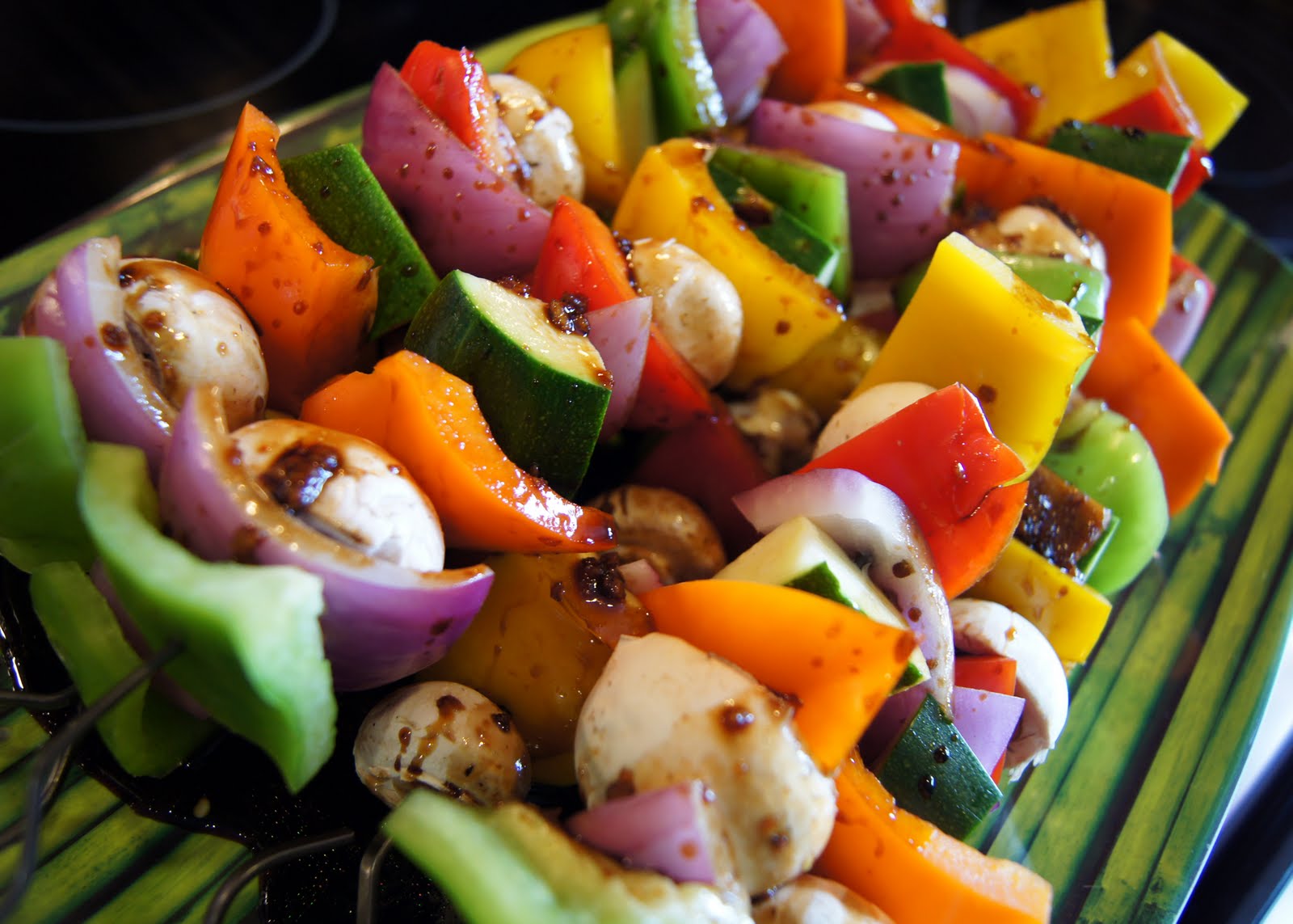 Imag+in Ink Veggie Kabobs and Fried Rice