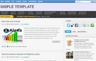 Template Super SEO Friendly Dunia Blog
