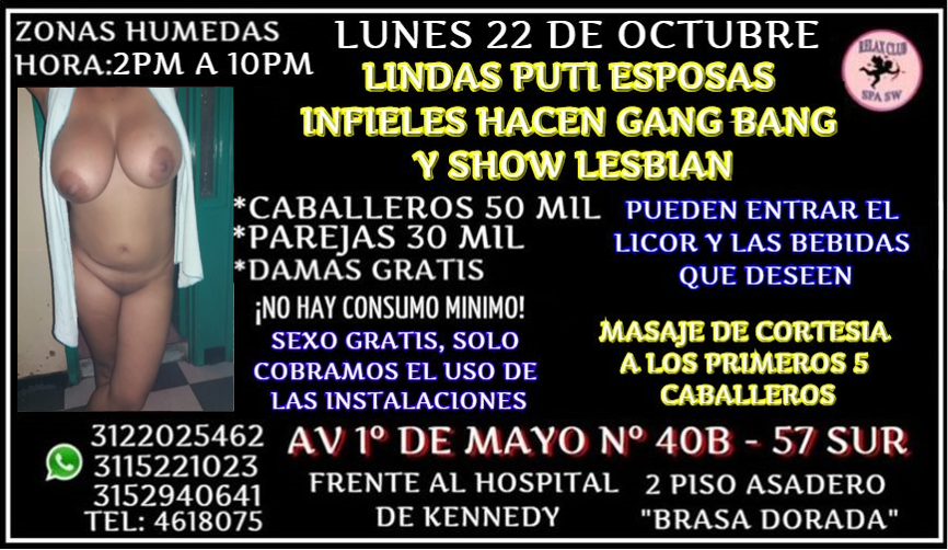RELAX CLUB SW Y FANTASIAS BAR SWINGER ORGANIZAN ENCUENTROS NUDISTAS EN BOGOTA