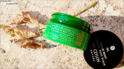 Spa Ceylon Green mint cooling Foot Scrub India review