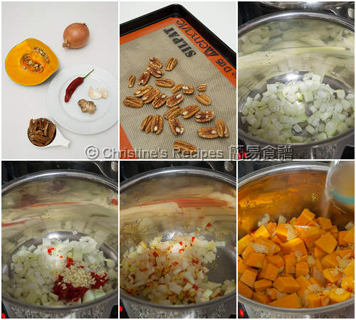 香辣南瓜湯製作圖 How To Make Spiced Pumpkin Soup 香辣南瓜湯製作圖 How To Make Spiced Pumpkin Soup
