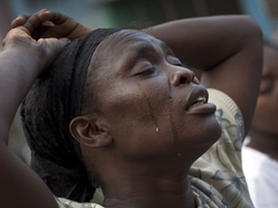 Black Woman Cry