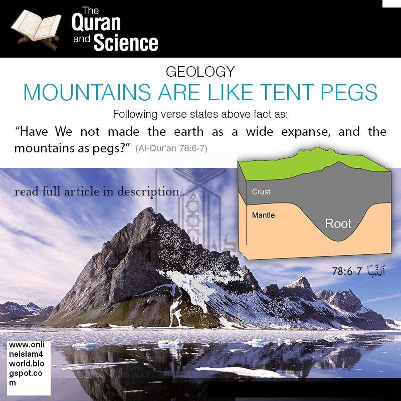 MOUNTAINS ARE LIKE PEGS ONLINE ISLAM
