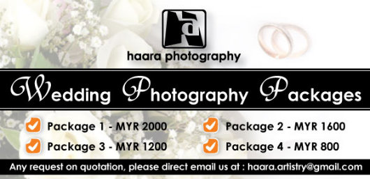 WEDDING PHOTOGRAPHY PACKAGES!!!