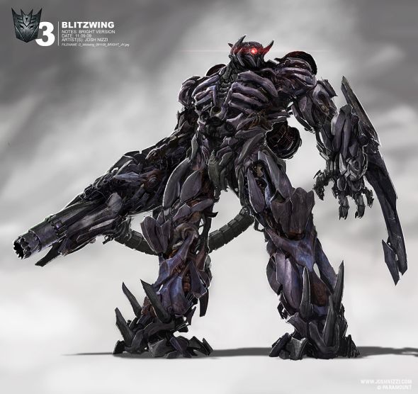 Josh Nizzi ilustrações artes conceituais filmes Transformers 2 e 3