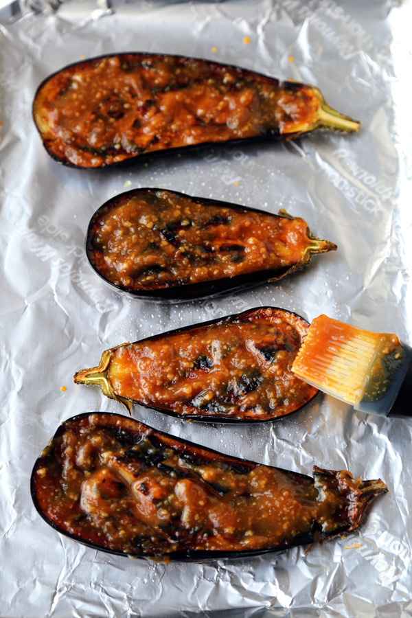 [Japanese Recipes] Nasu Dengaku Miso Glazed Eggplant All Asian Recipes For You