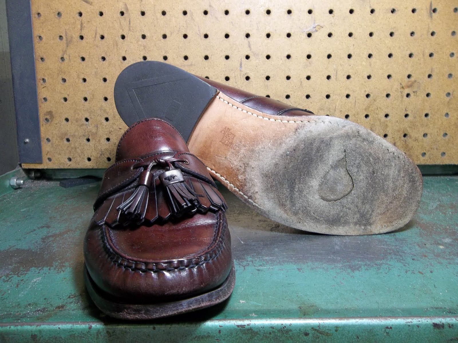 Edgewood Drive Shoe Repair Allen Edmonds Before and After