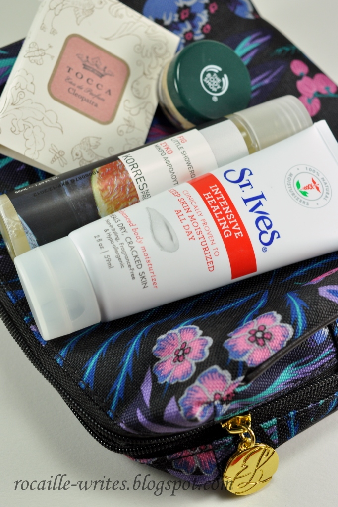 Rocaille Writes What's In My Travel Skincare Bag?