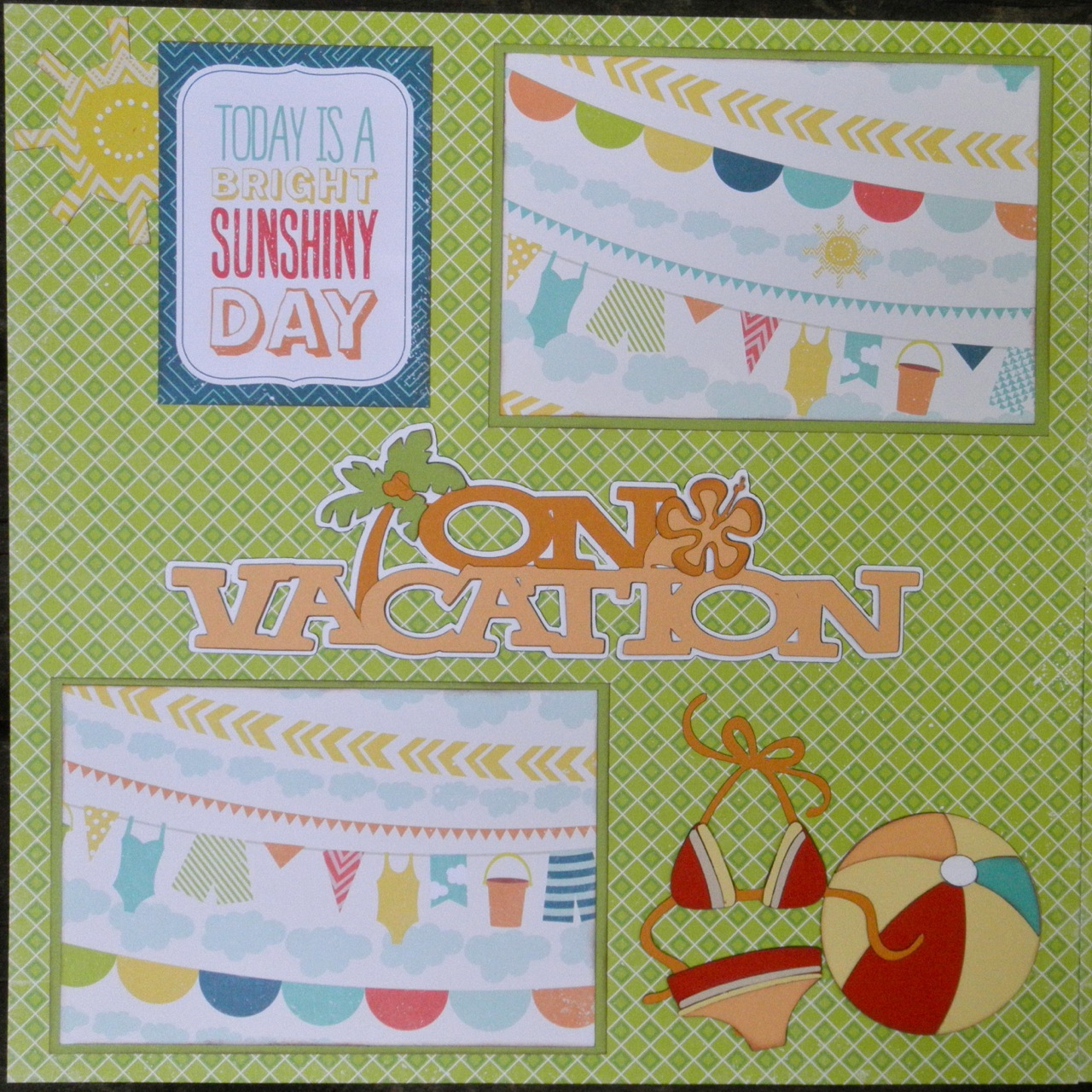 Cricut Crazy Scrapper On Vacation layout
