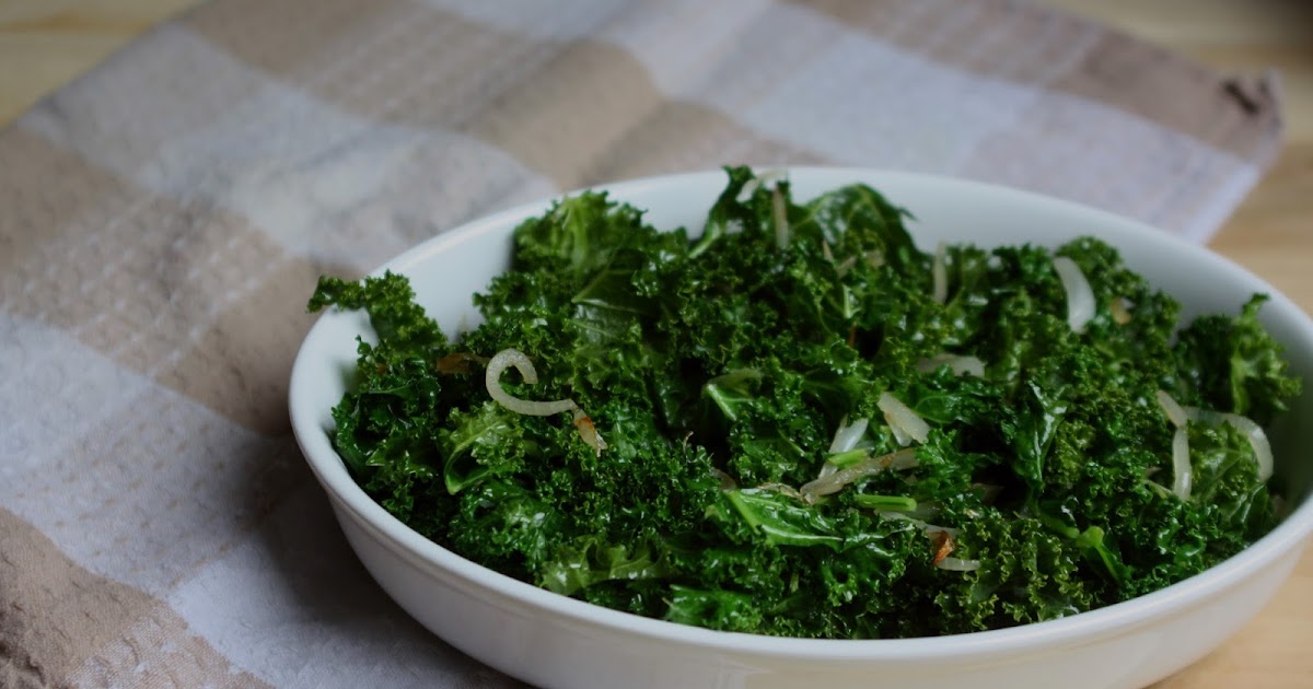 Wilted Kale with Shallots (AIP, Paleo, Vegan, Whole 30) Don't Eat the