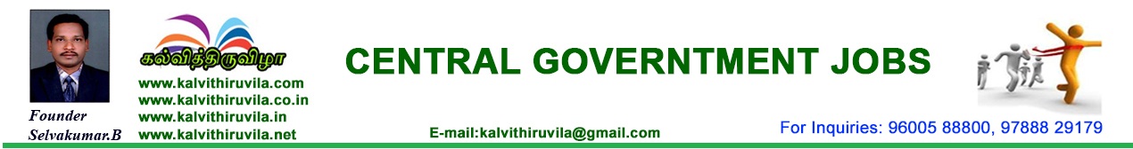 CENTRAL GOVERNTMENT JOBS