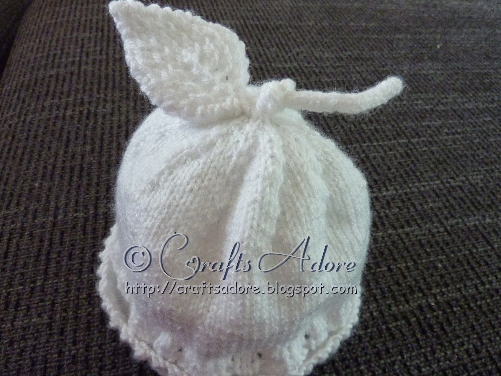 CraftsAdore Knitted Unisex Baby Hat
