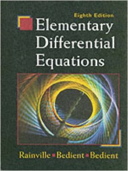 Elementary differential equations rainville 7th edition solution manual