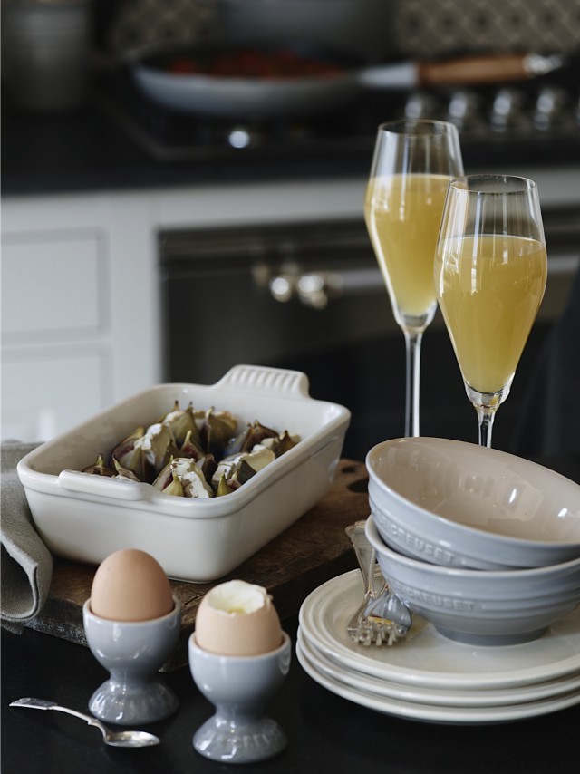 By Emma. Le Creuset Mist gray