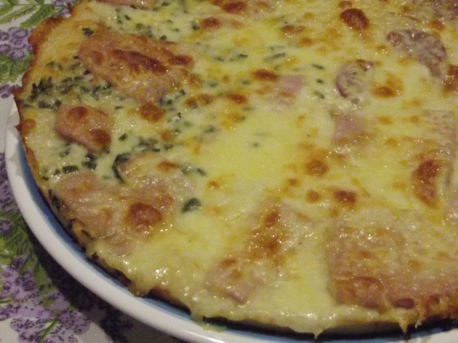 Limone & Caffé Pizza bianca per due... salame mortadella ed erba cipollina