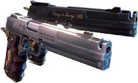 ebony and ivory pistol video game guns