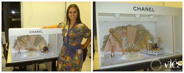 Vitrine Chanel - Curso de vitrinismo Viés Design