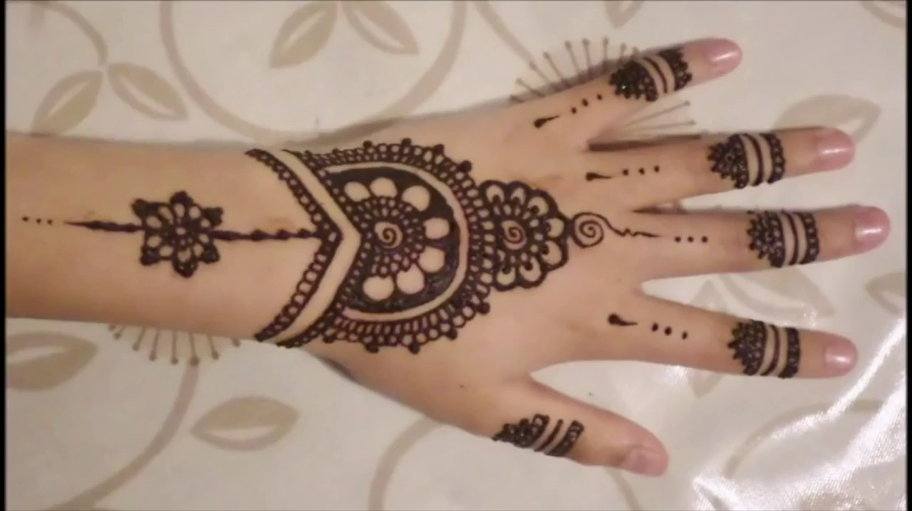 Cute Simple Modern Henna Design New Cute Simple Modern Henna Design New