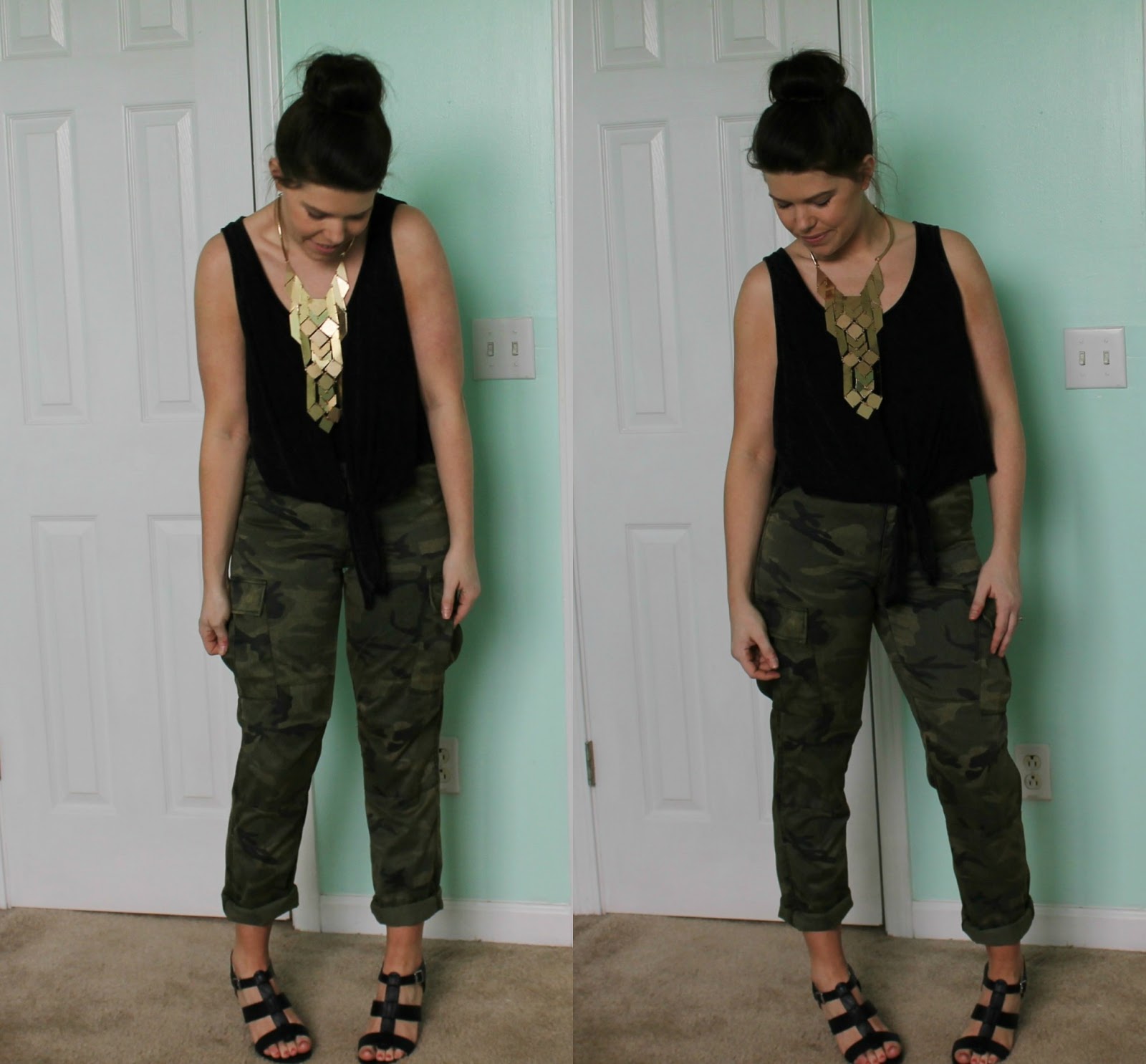 Wonderfully Worn Camo Pants