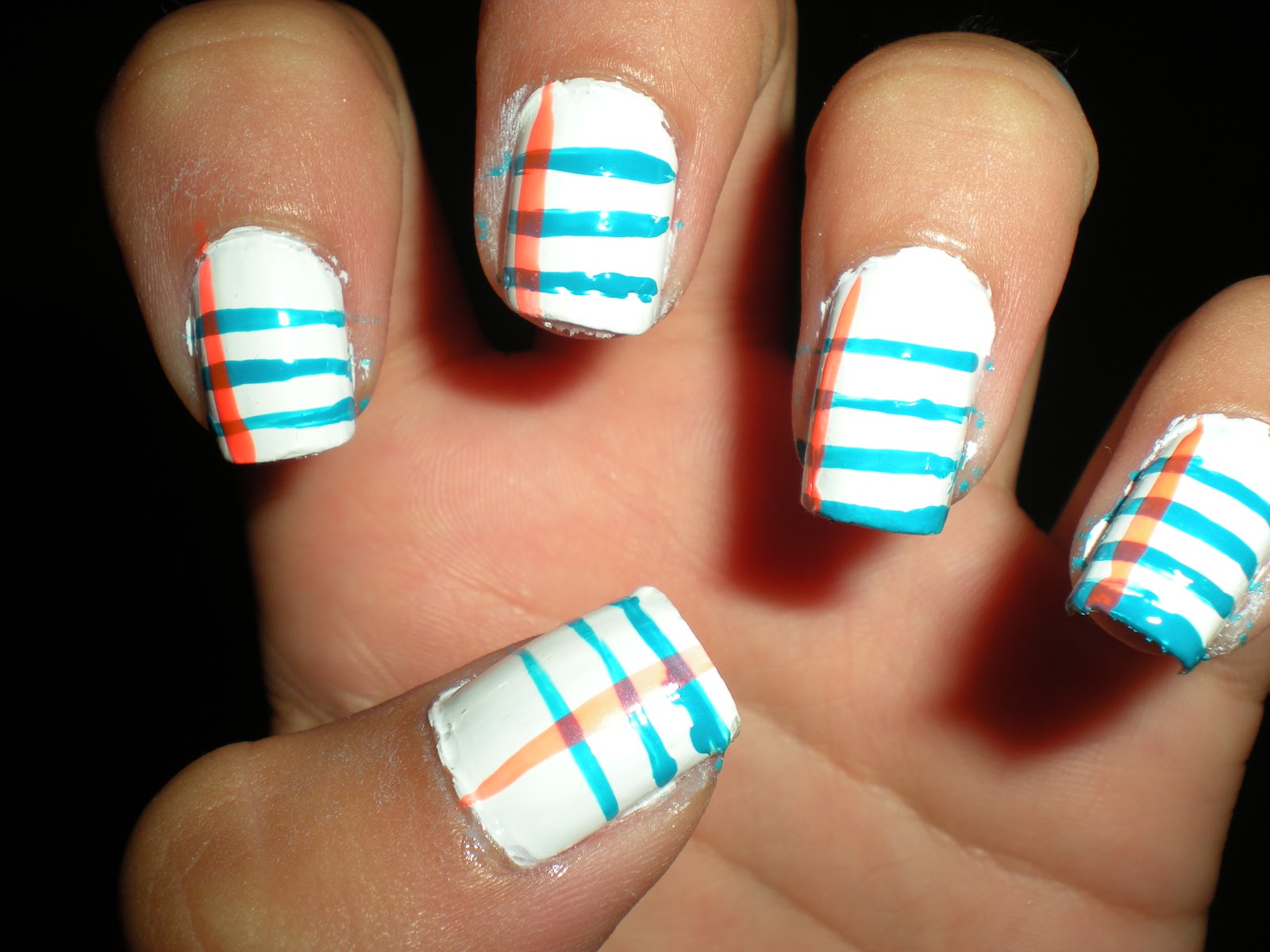 lined paper nails Paper nails, My nails art, Nails