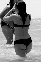 B&W pictures of Demi Lovato,wearing sexy bikini, in Mexico picture 4