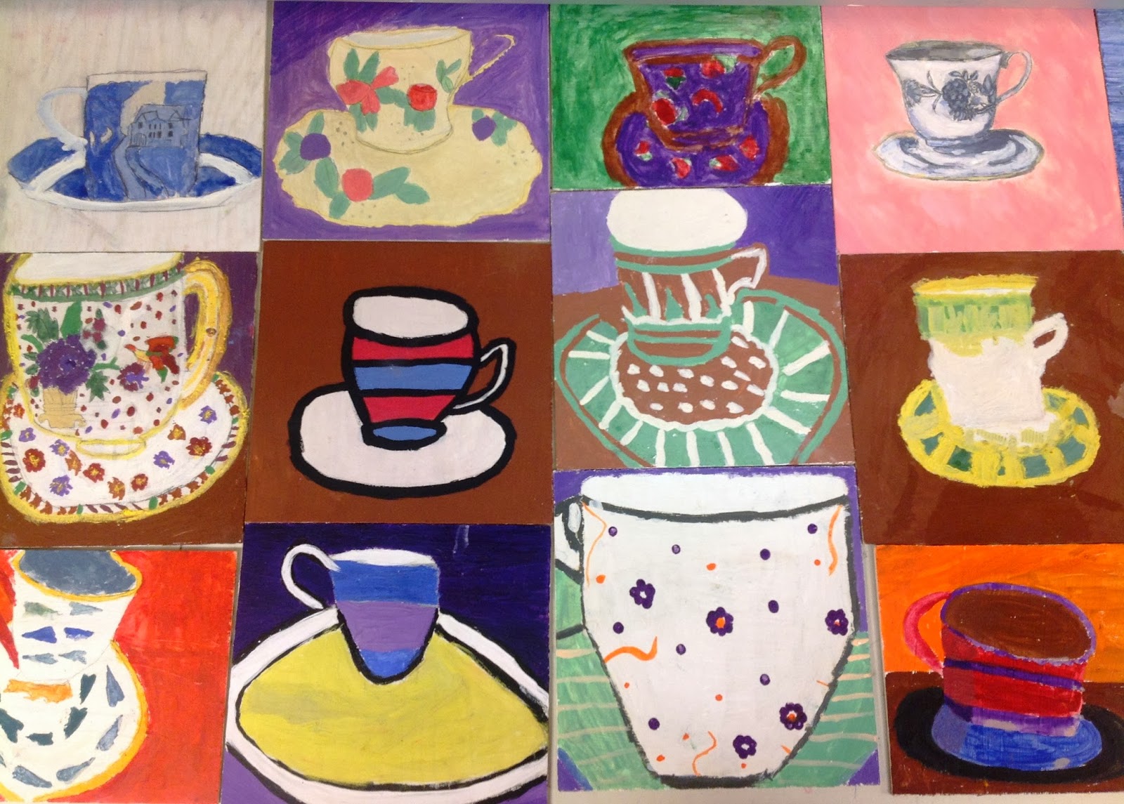 Medieval Egg Tempera Painting in the Middle School Classroom Artful