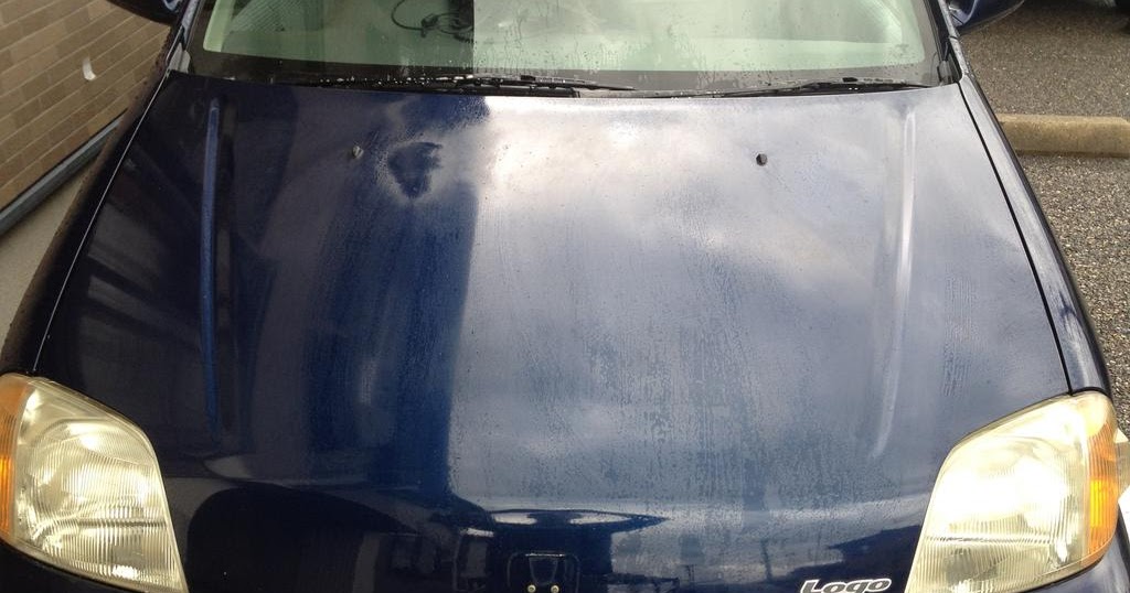 LOGO LOG: クリアはげが始まったボンネットの塗装