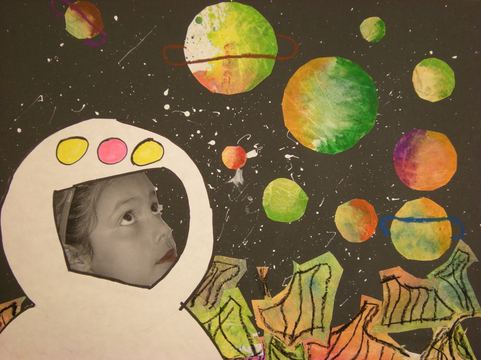 WHAT'S HAPPENING IN THE ART ROOM?? 3rd Grade Outer Space
