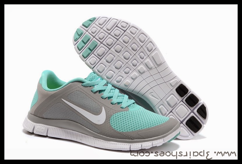 NIKE FREE 50 Mens Running Shoes Light Blue White Yellow 50