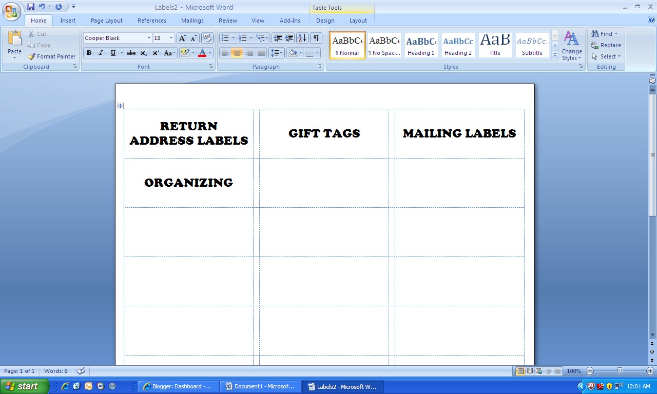 Sew Many Ways... Address or Gift Label Tutorial...