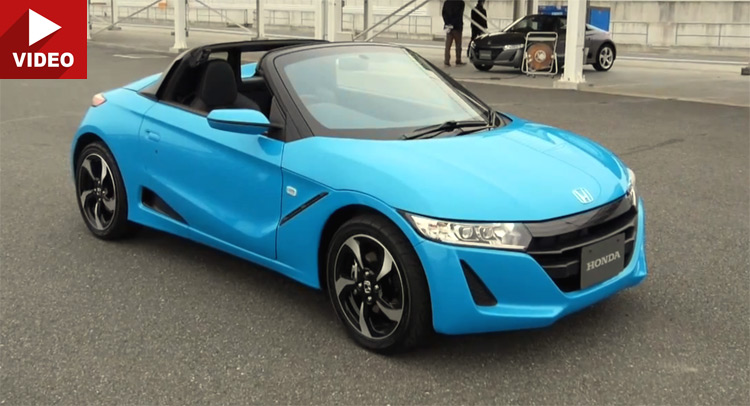 Watch Honda's New S660 Mini Roadster Test Driven In Japan
