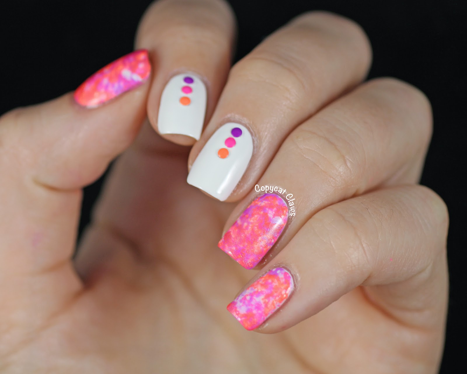Water Spotted Nail Art Tutorial - wide 3