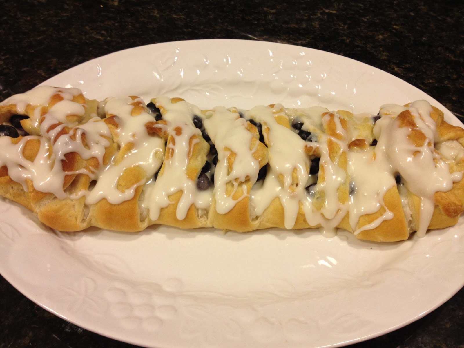 The Stuff I Love Blueberry Cream Cheese Danish