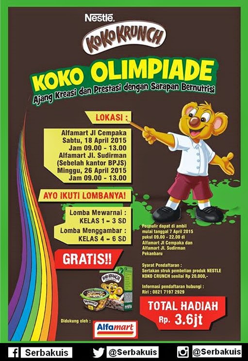Event Lomba Koko Olimpiade Berhadiah Total 3,6 Juta Event Lomba Koko Olimpiade Berhadiah Total 3,6 Juta