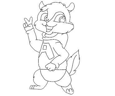Alvin And The Chipmunks Coloring Pages Alvin And The Chipmunks Coloring Pages
