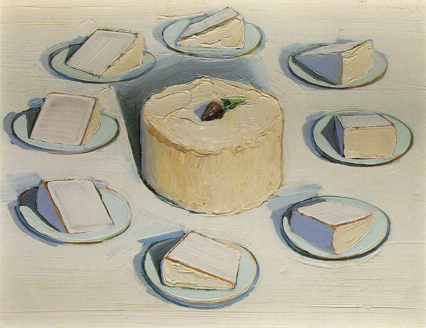 wayne thiebaud paintings. wayne thiebaud cupcake. wayne thiebaud paintings.