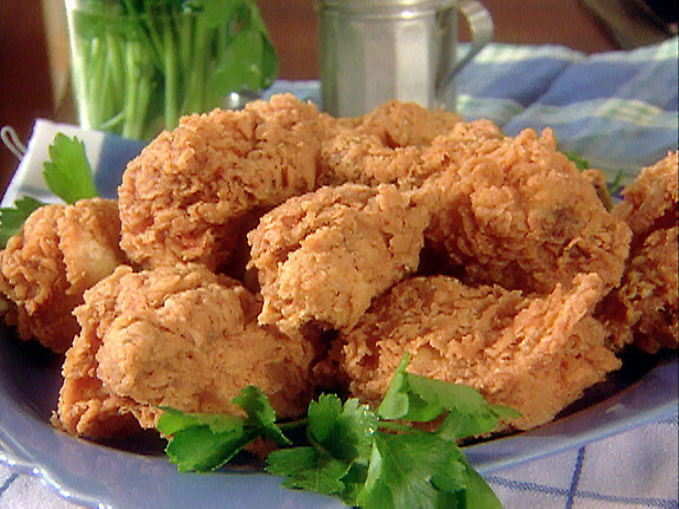 Recipe: Chicken Fried Chicken with Baked Sweet Potato Collard