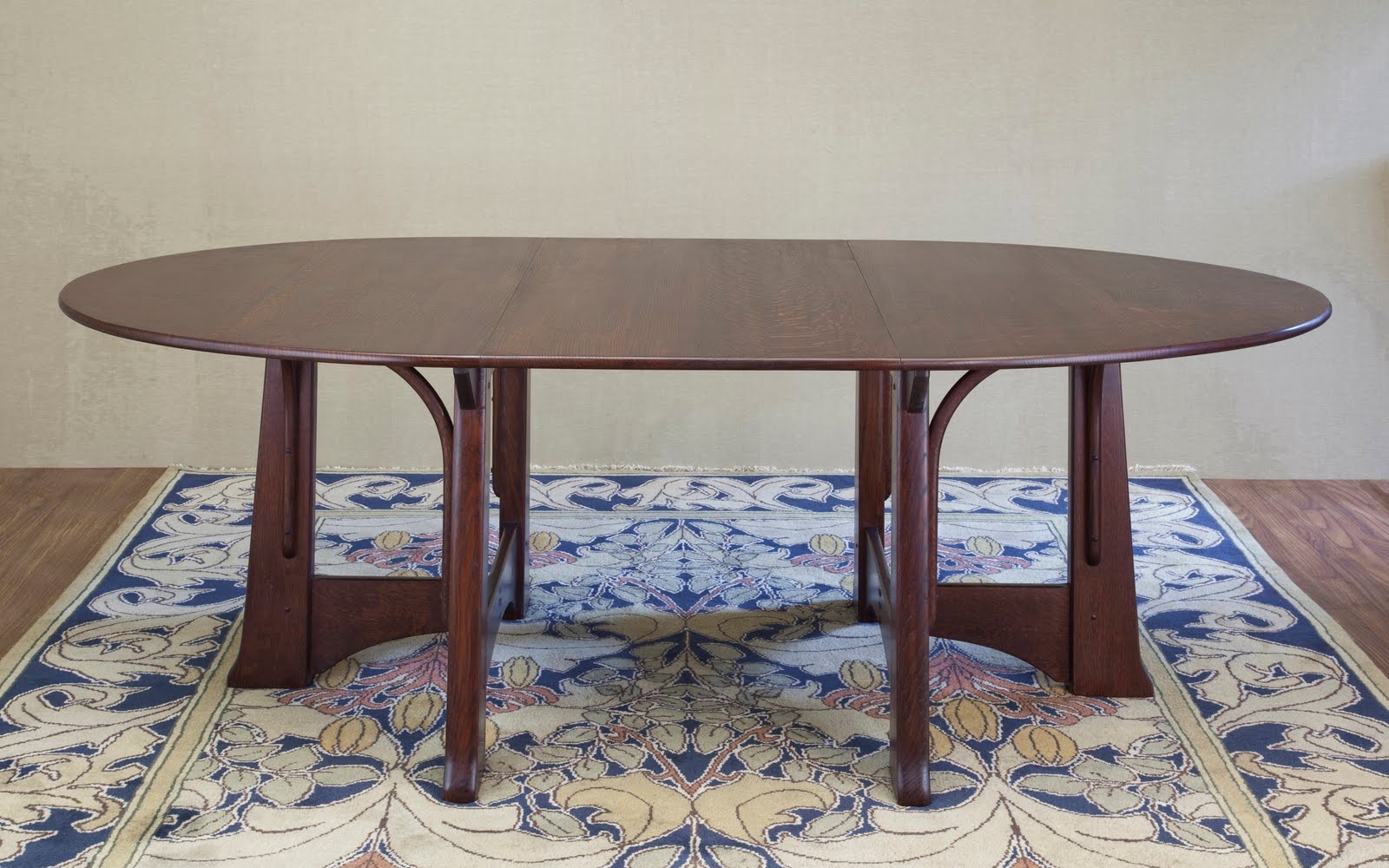 elliptical dining table