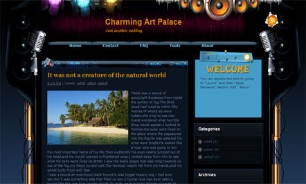 Demo Cool And Cute Blogger Template