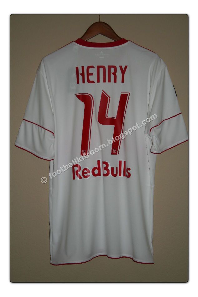 Adidas Henry New York NY Red Bulls 2010 2011 Debut Home Soccer Jersey Shirt XL SKU#P57131