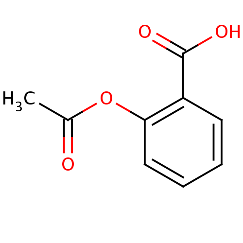 Acetylsalicylic acid Structure