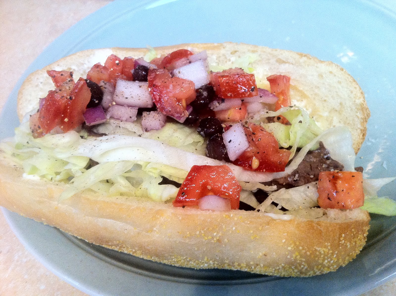 The Domestic Life Flank Steak Sandwiches