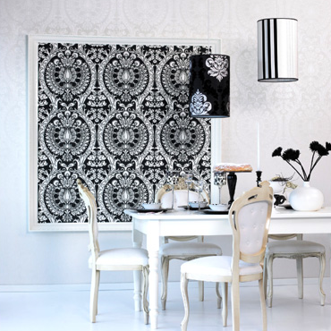 Simple Details: framed wallpaper as artwork