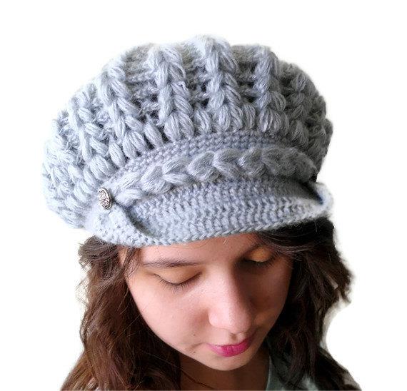 TIĞLA ÖRÜLMÜŞ örgü kasket şapka modeli Örgü Modelleri